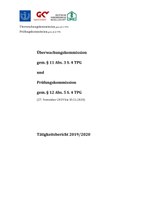 Tätigkeitsbericht 2019/2020 von Überwachungskommission und Prüfungskommission
